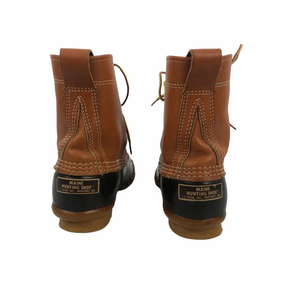 LL Bean Leather Boots Mens Size 6 Waterproof Winter Duck Snow Rain Vintage